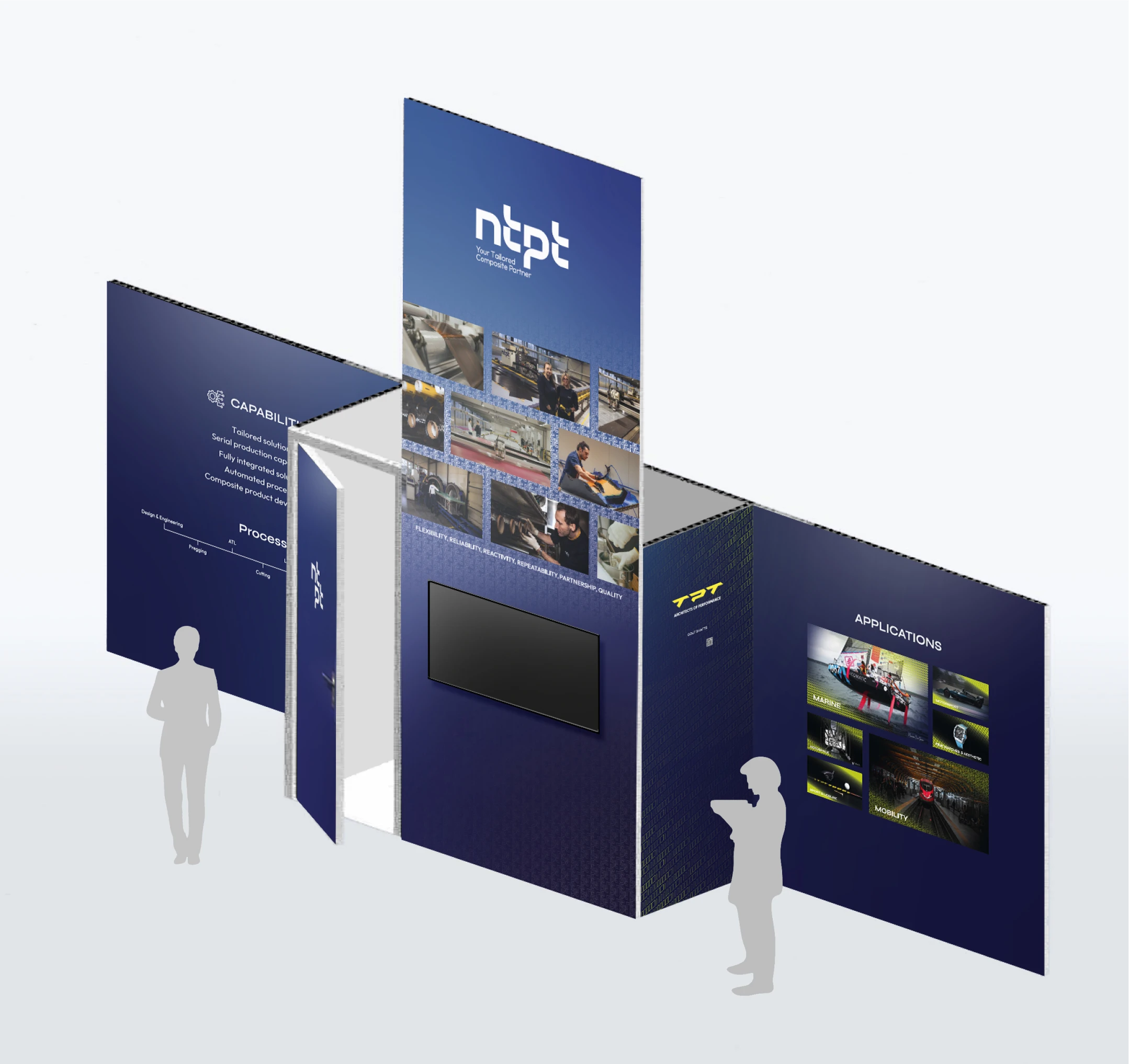 Design du stand NTPT pour la JEC World 2024